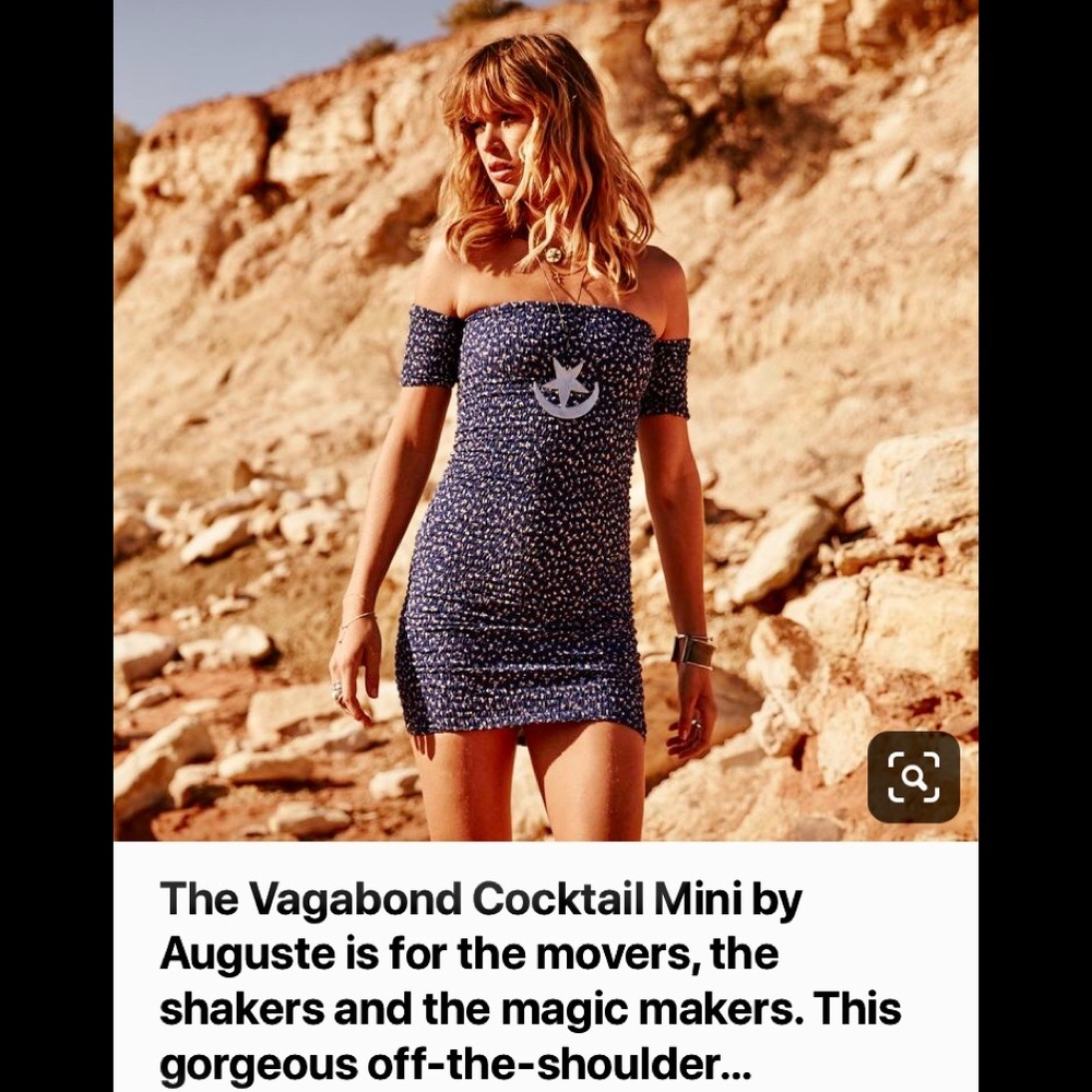 The Vagabond Cocktail Mini Dress Auguste the Label